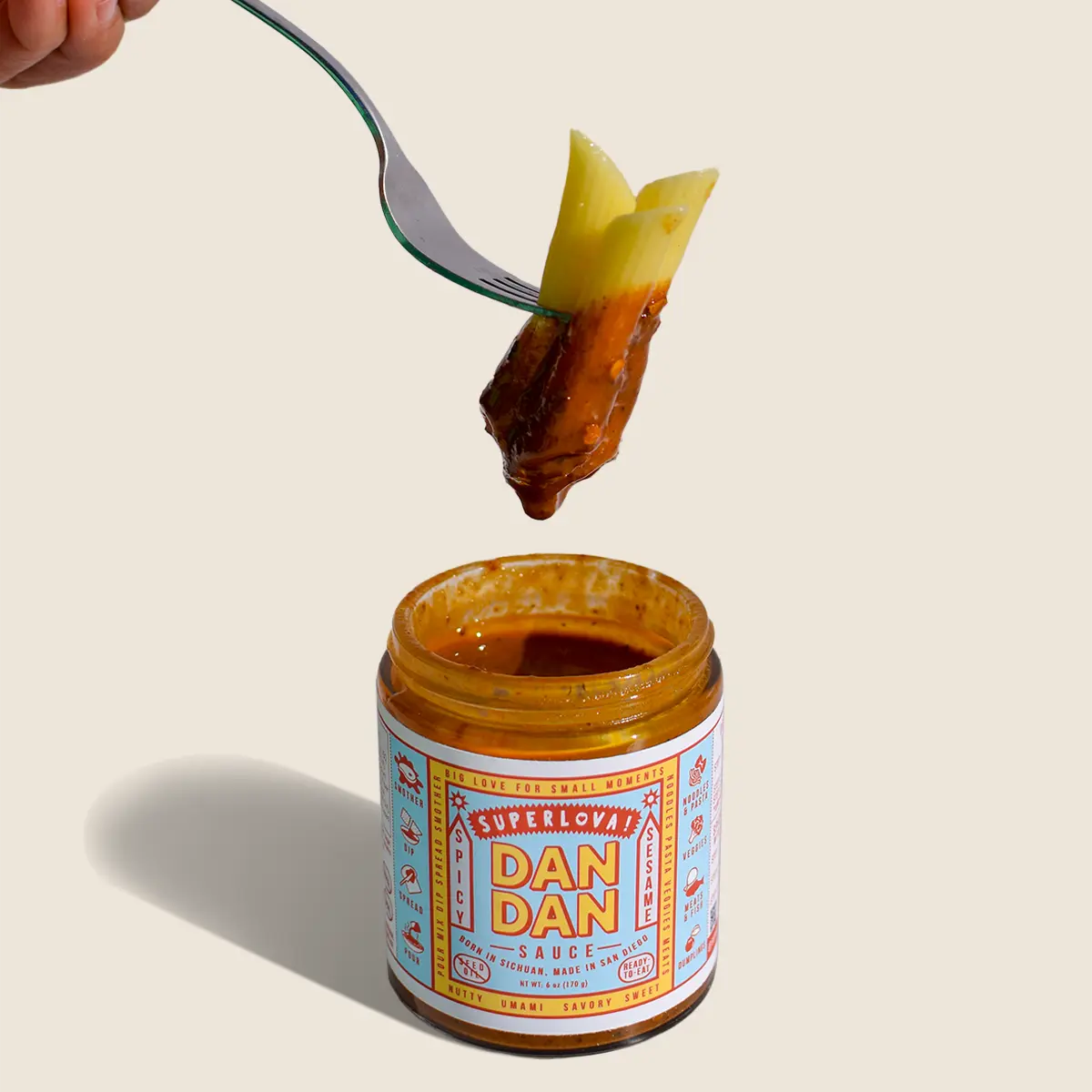Superlova! - Dan Dan Spicy Sesame Sauce - 6 oz.