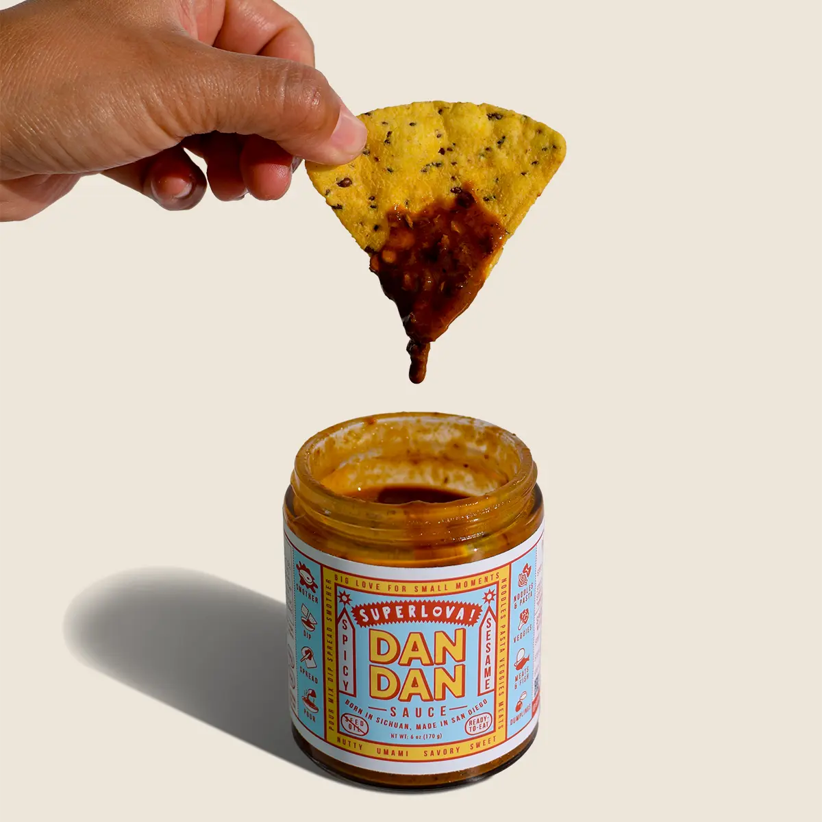 Superlova! - Dan Dan Spicy Sesame Sauce - 6 oz.