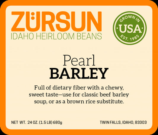 Zursun - Heirloom Pearl Barley - 1.5 lb.