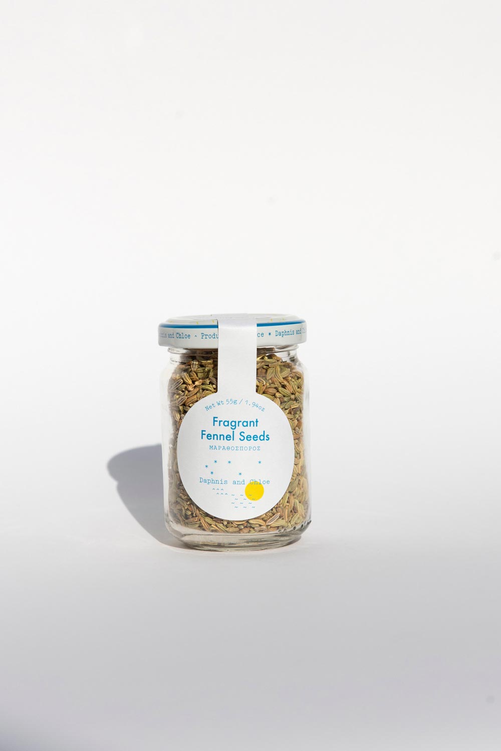 Daphnis And Chloe - Frangrant Fennel Seeds - Glass Jar - 55 g