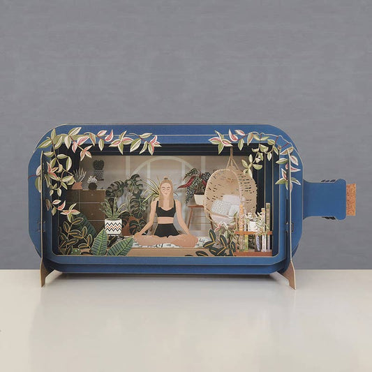 Alljoy Design - Message In A Bottle Pop Up Card - Yoga