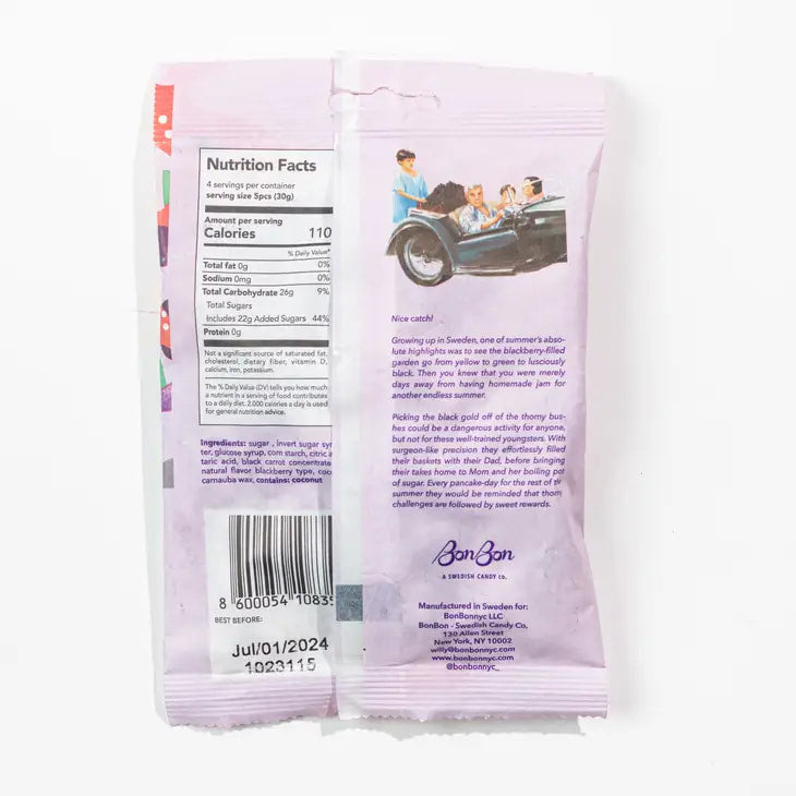 BonBon - Sour Blackberry Fish - 5.2 oz. (150 g)