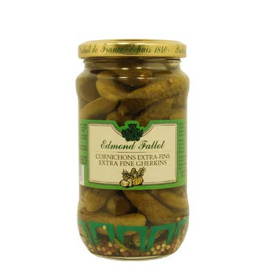Edmond Fallot - Cornichon Pickles - Extra Fine Gherkins - 6.7 oz.