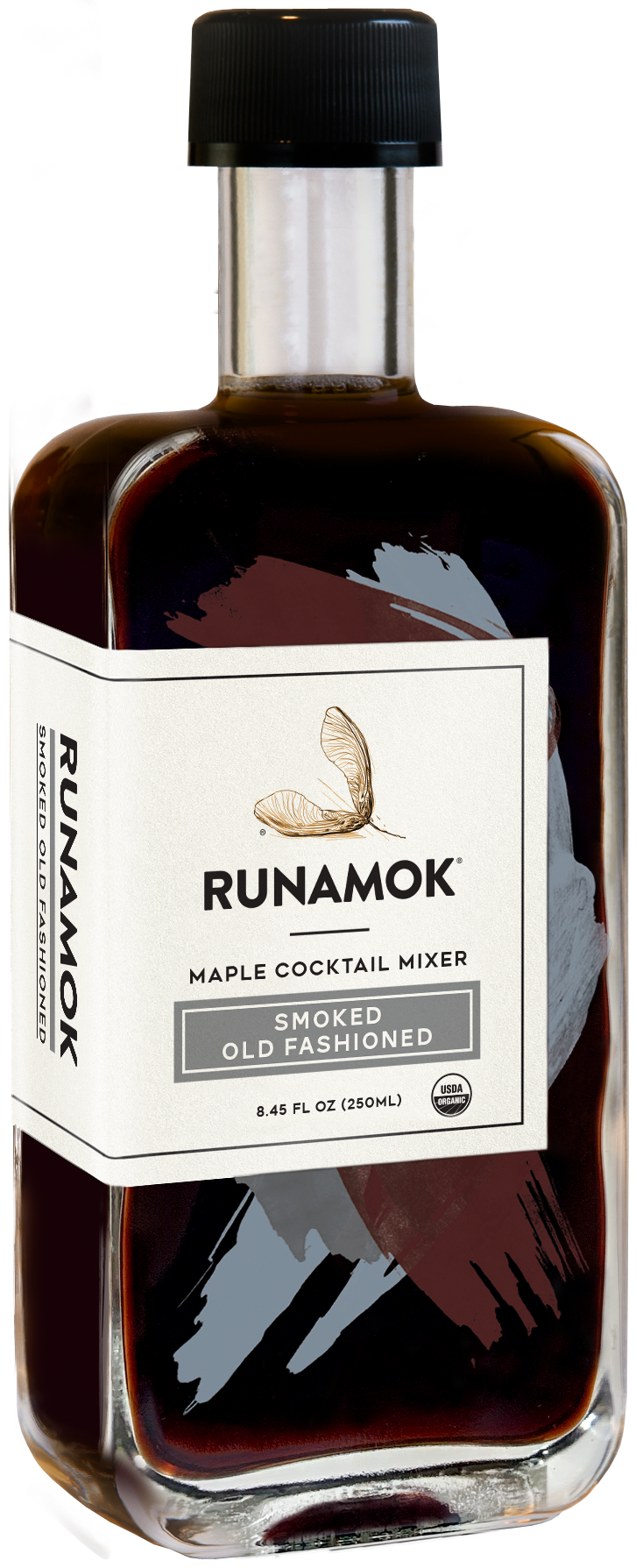 Runamok - Smoked Maple Old Fashioned Cocktail Mixer - 250 mL