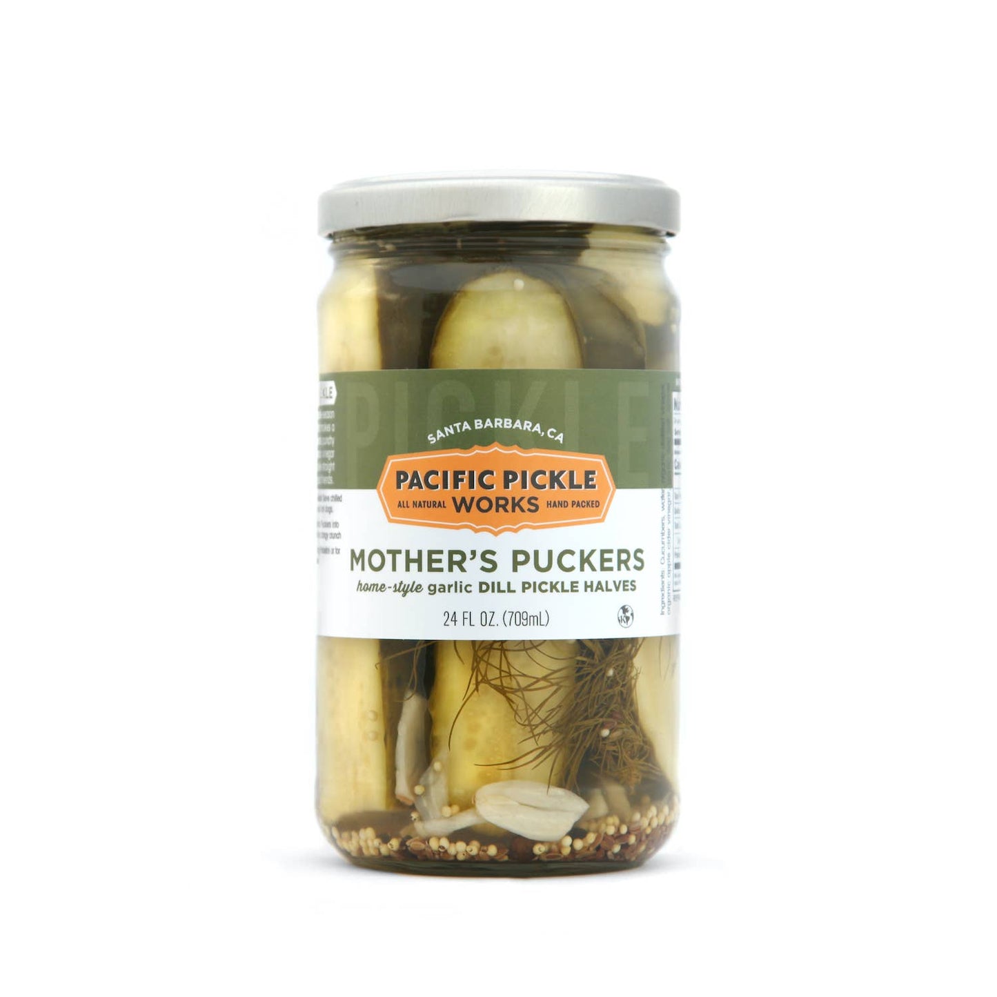Pacific Pickle Works - Mother's Puckers - Garlic Dill Pickles - 24 oz.