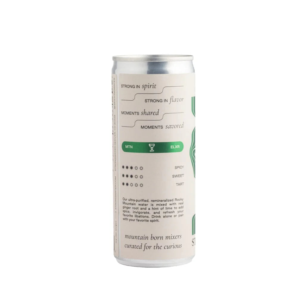 Strongwater - Ginger Beer - 4 pack - 250 mL each
