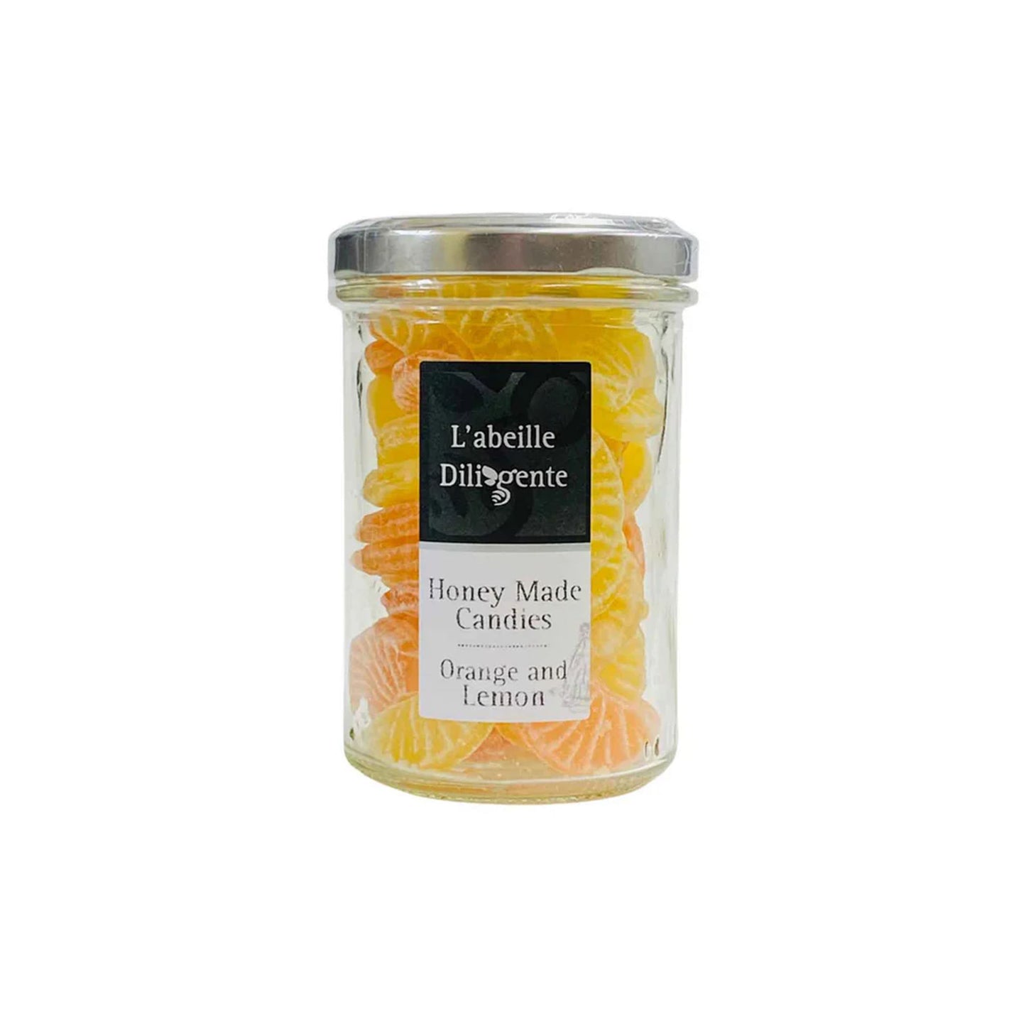 L'Abeille Diligente - Orange & Lemon Honey Candies - 150 g