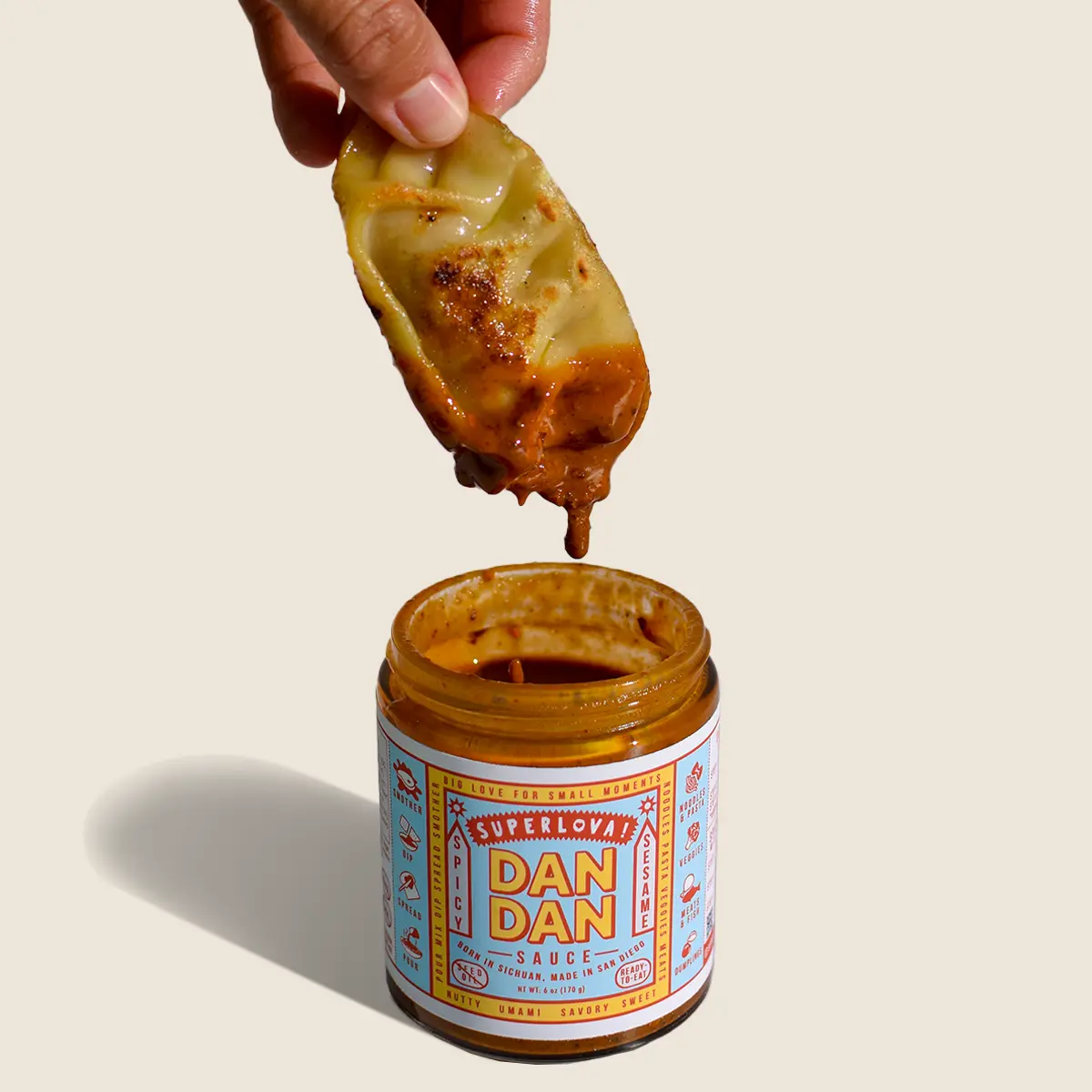 Superlova! - Dan Dan Spicy Sesame Sauce - 6 oz.