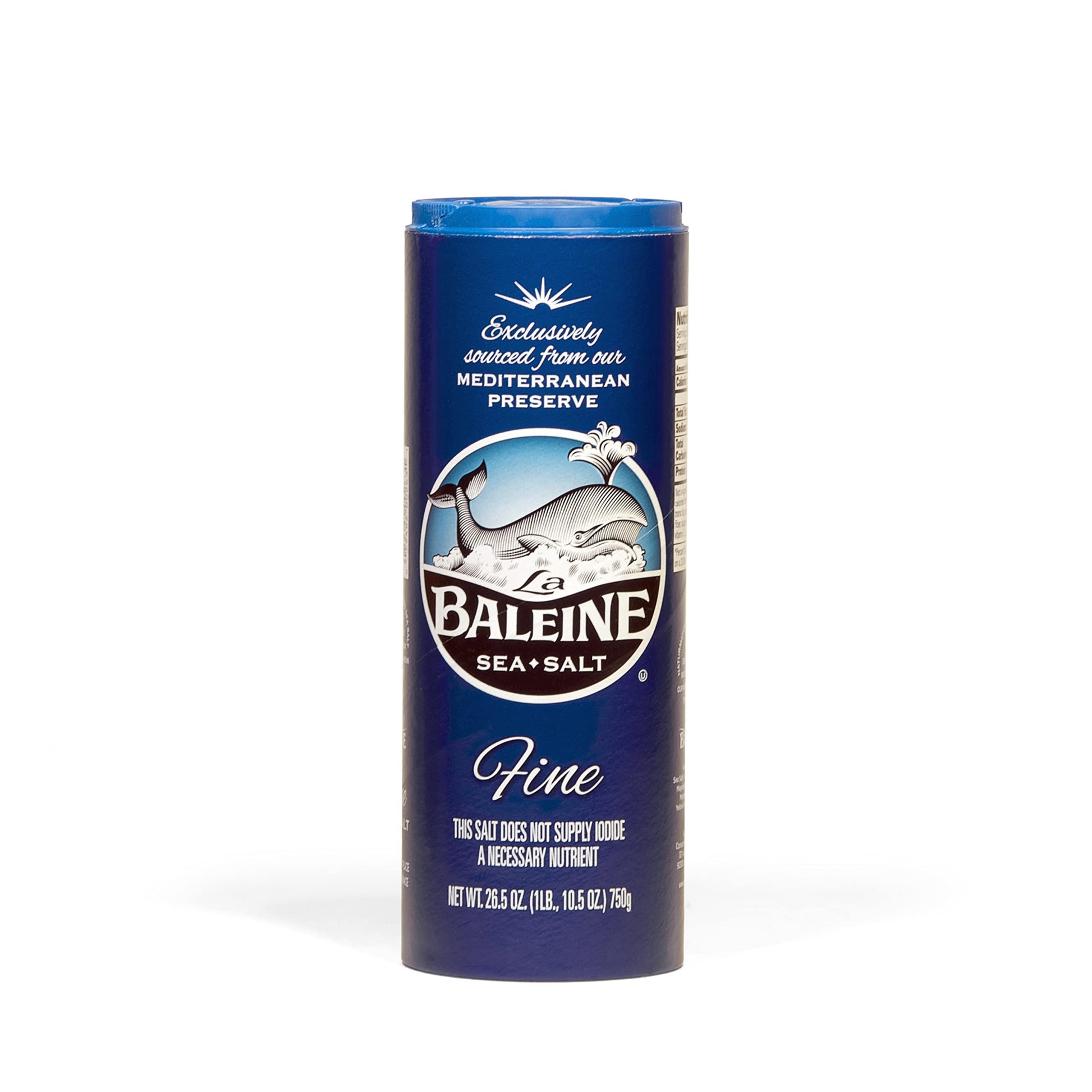 La Baleine - Fine Sea Salt From The Mediterranean Sea - 26.5 oz.