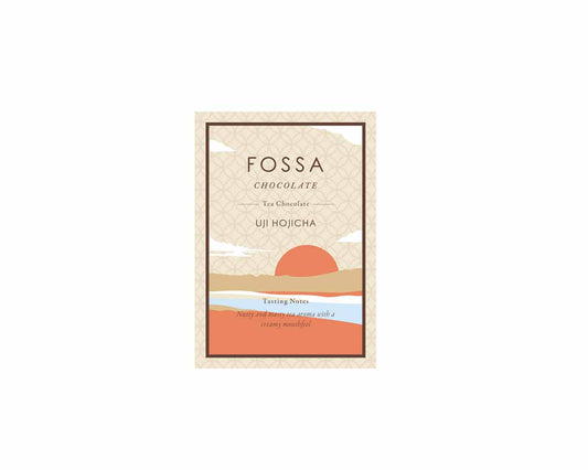 Fossa - Uji Houjicha Tea - 38% Soy Chocolate - 50 g