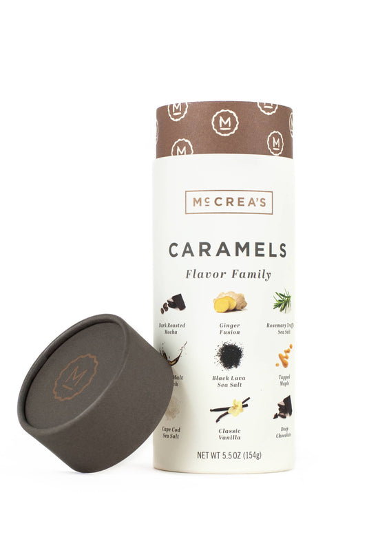 McCrea's Candies - Caramels Tall Tube - Flavor Family - 5.5 oz.