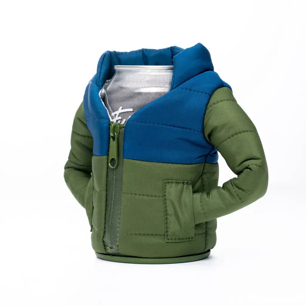 Puffin Drinkwear - The Puffy - Olive Green & Sailor Blue