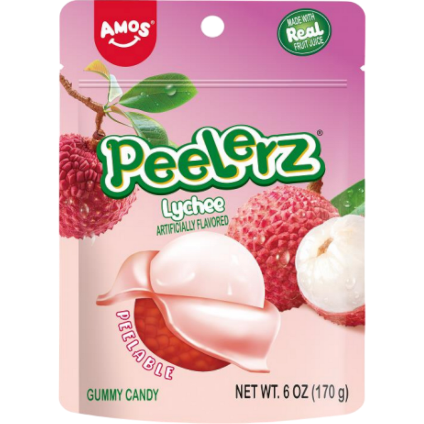 Amos - Peelerz - Lychee - 6 oz.