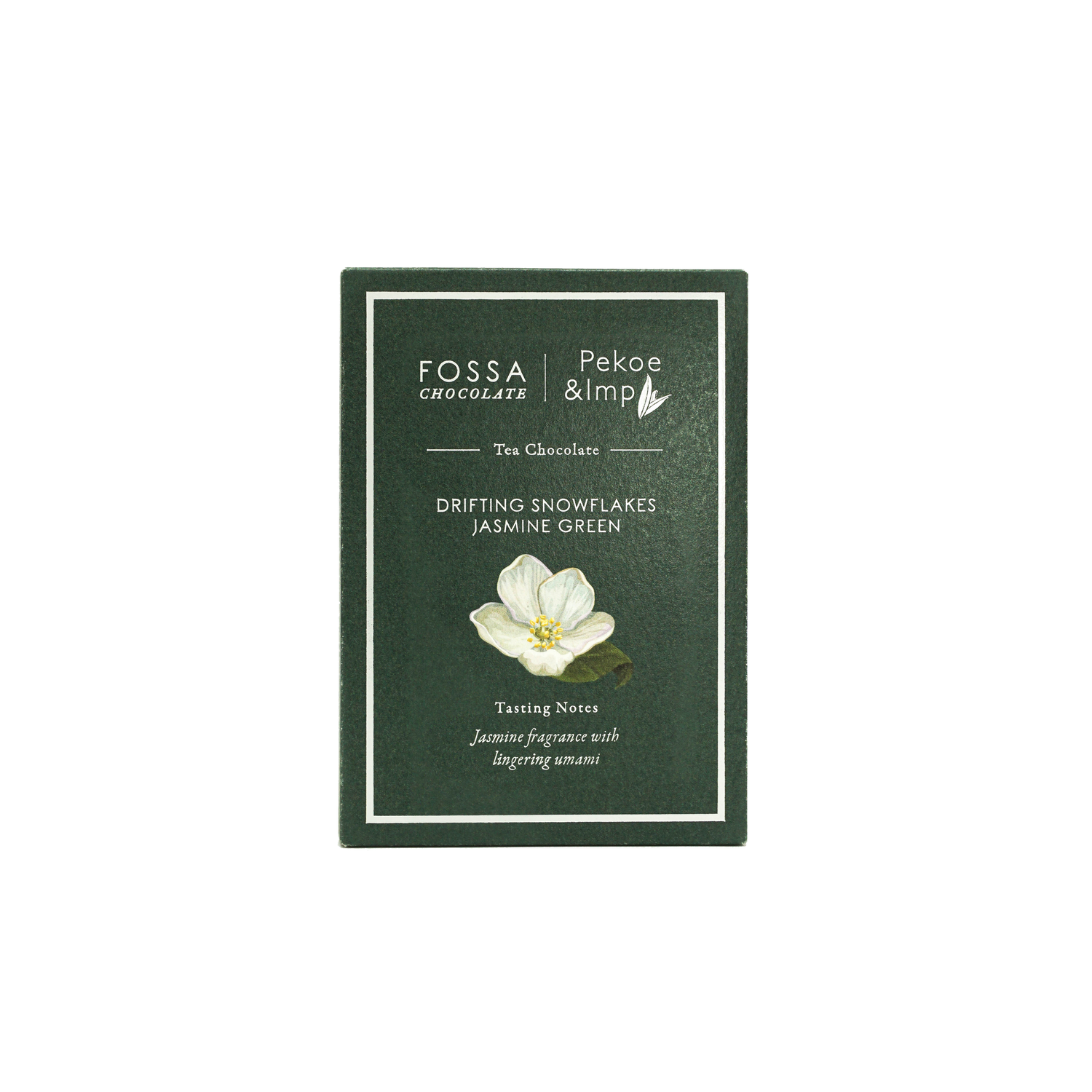 Fossa - Drifting Snowflake Jasmine Green Tea Chocolate