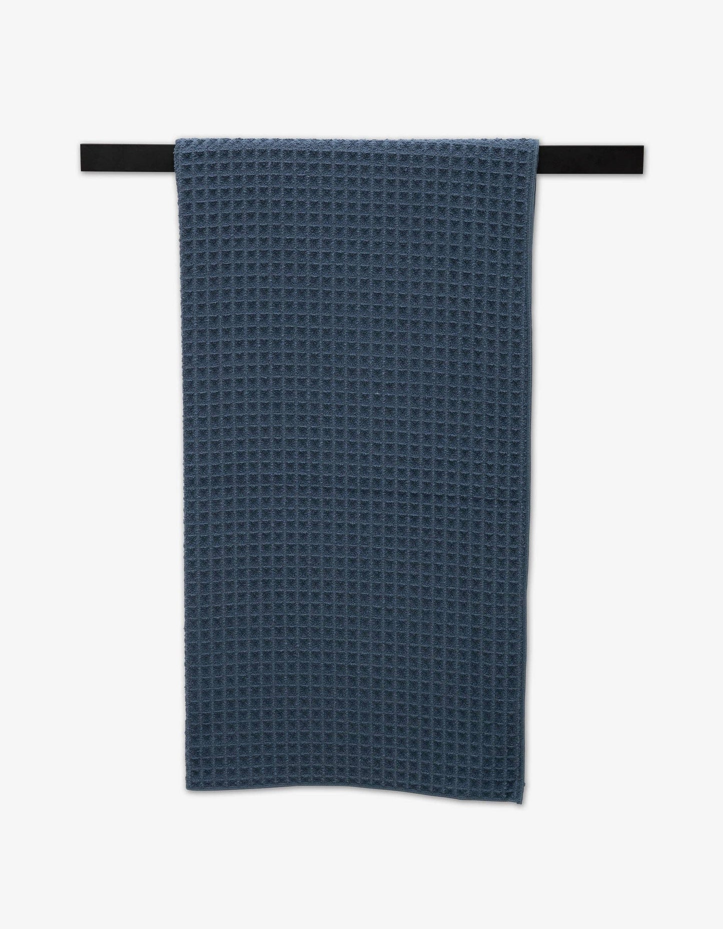 Geometry - Midnight Blue - Waffle Bath Towel