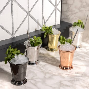 Cocktail Kingdom - Julep Cup - Silver-Plated Stainless Steel - 12 oz. (360 mL)