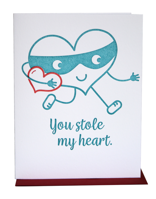 Ice Pond Press - Stole My Heart Card