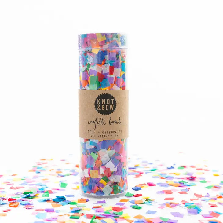 Knot & Bow - Tiny Rainbow Confetti Bomb