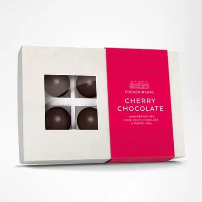 Friis Holm - Filled Chocolate Cherry Box - 8 Pieces - 75 g