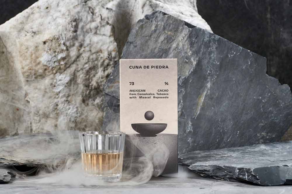 Cuna De Piedra - Comalcalco, Tabasco Dark Chocolate W/ Reposado Mezcal - 73% - 2.1 oz.